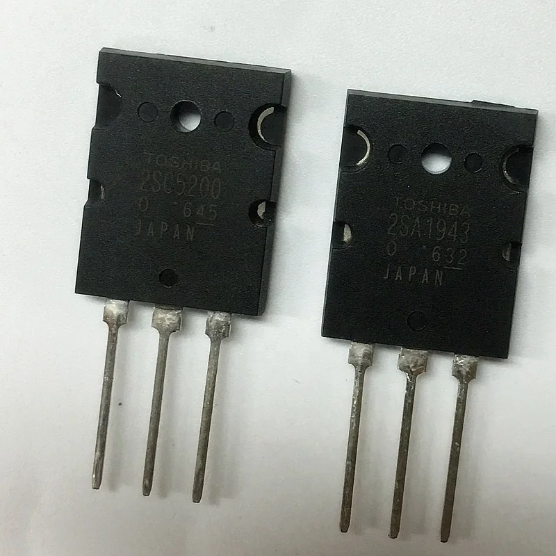 
Transistor 2SC5200 2SA1943 TO-3PL a1943 c5200 power amplifier 