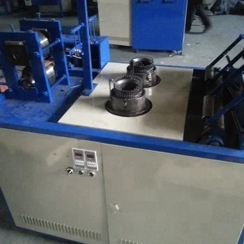 metal wire mesh knitting scourer making machine with 2 heads