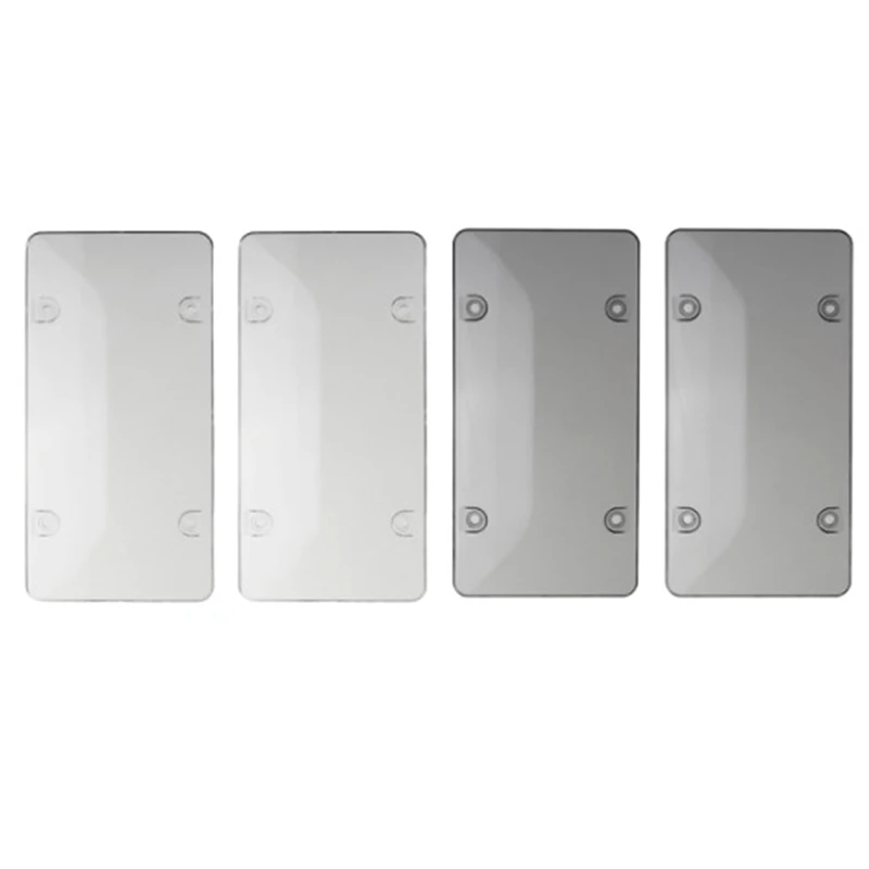 High Quality Clear Smoke Cover Bug Shield Tag Protector Car Truck  License Plate Frame