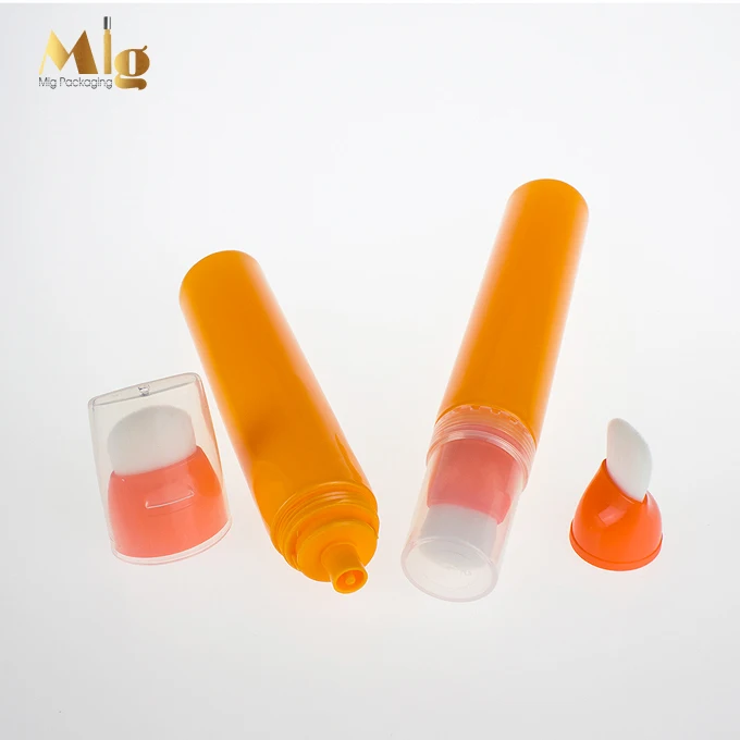 Пластиковая OEM различная Косметическая кисть аппликатор трубка офсетная печать