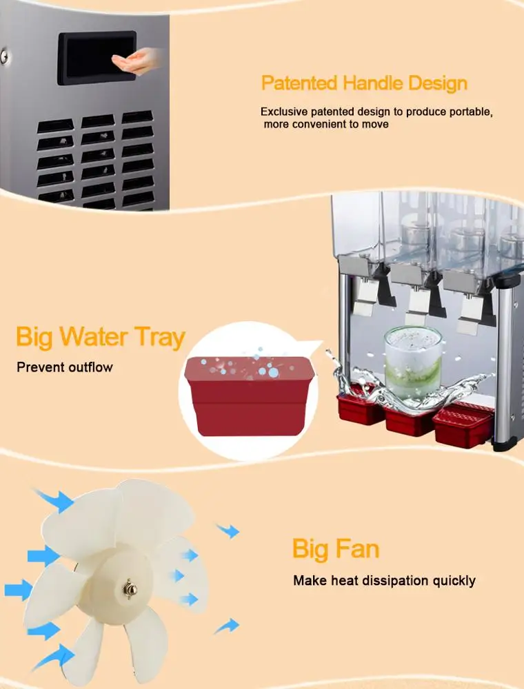 Cold drink juice making machine for hotel and restaurant with CE