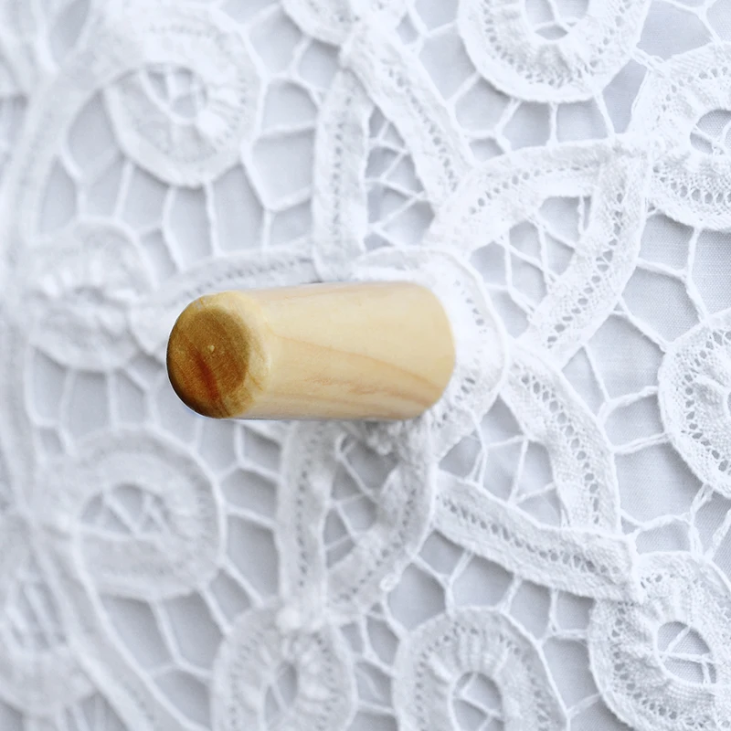 Hot Selling High Quality Dance Small Lace Decorative Umbrella White Wedding