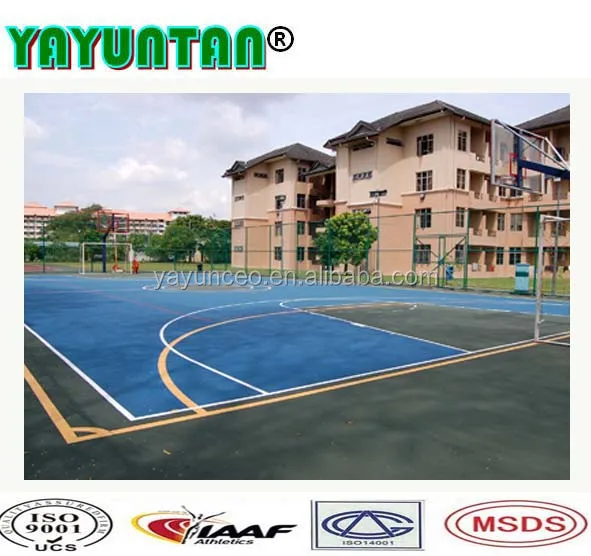Cheap raw material futsal court flooring cost