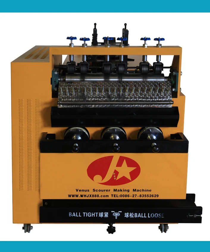 
JX-A6 Good quality Scrubber Manufacturing Scourer Making Machine With Best Price For Household Items 