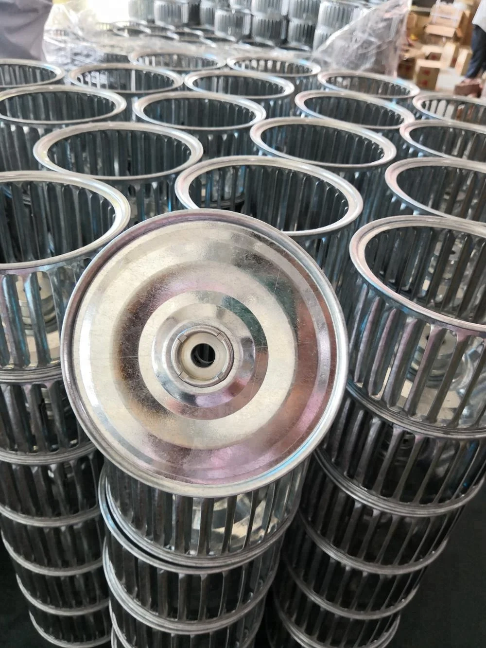 
High Quality Metal Galvanized Centrifugal Blower Impeller Wheel 8inch 