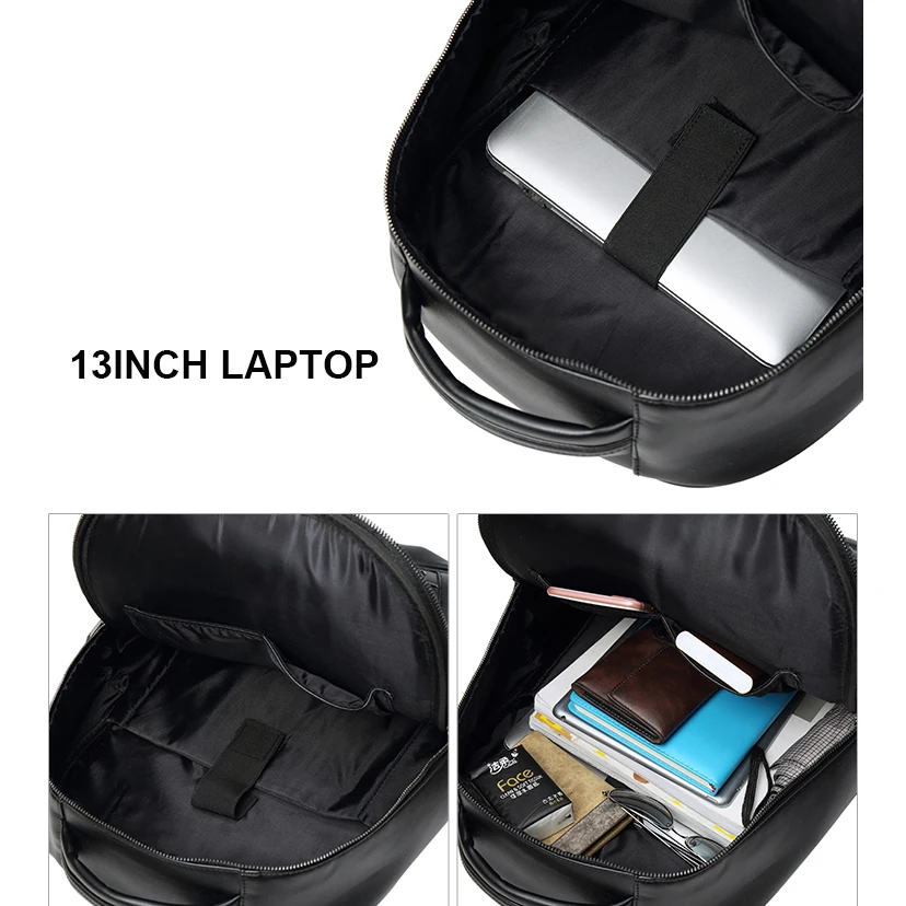 Hot selling 3D smiling lion head backpack waterproof PU laptop backpack