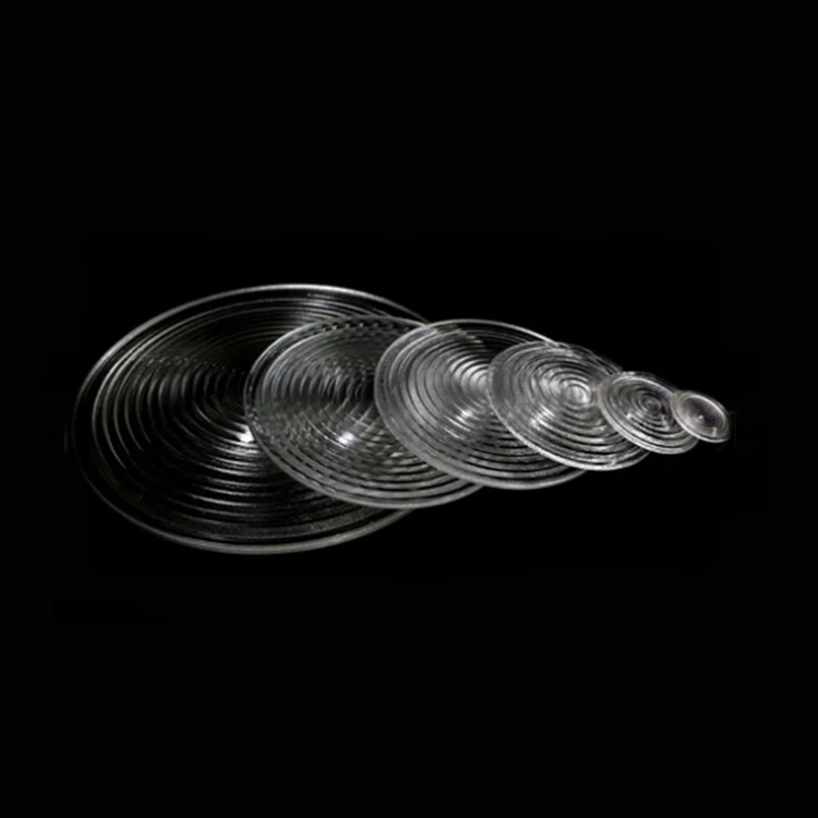 Customized Size optical glass fresnel lens cob
