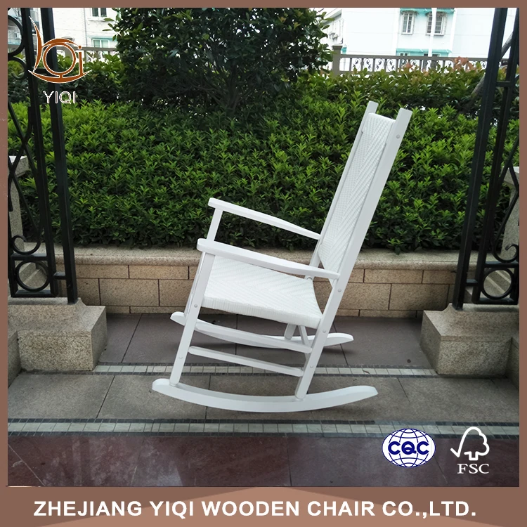 
Knit Rattan Hardwood Rocking Chair 