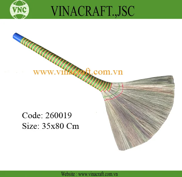 Ecofriendly Wholesale Broom Vietnamese grass broom for home cleaning from Vietnam grass broom for cleaning