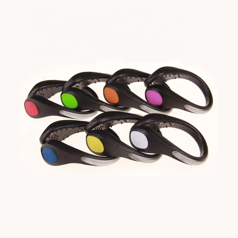 Оптовая продажа, супер яркие светодиодные зажимы для обуви для ночного бега, светодиодные светильники для декоративного зажима для обуви