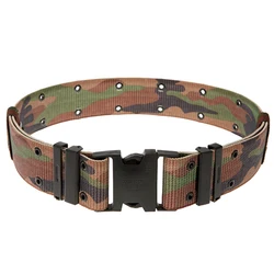wholesale Classic heavy weight military nylon web army belt with plastic buckle