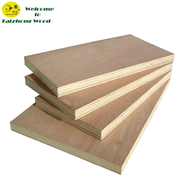 Red Luan Plywood Decoration Board Waterproof