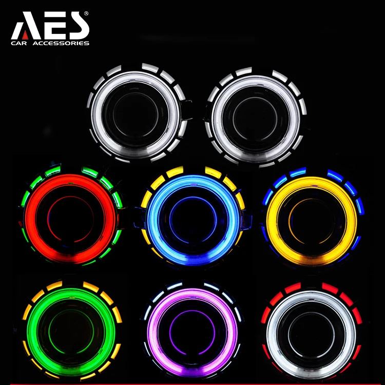 AES G1 Bi-xenon Projector Lens Kit H1 H4 H7 Headlight Xenon Lens for Car Motorcycle