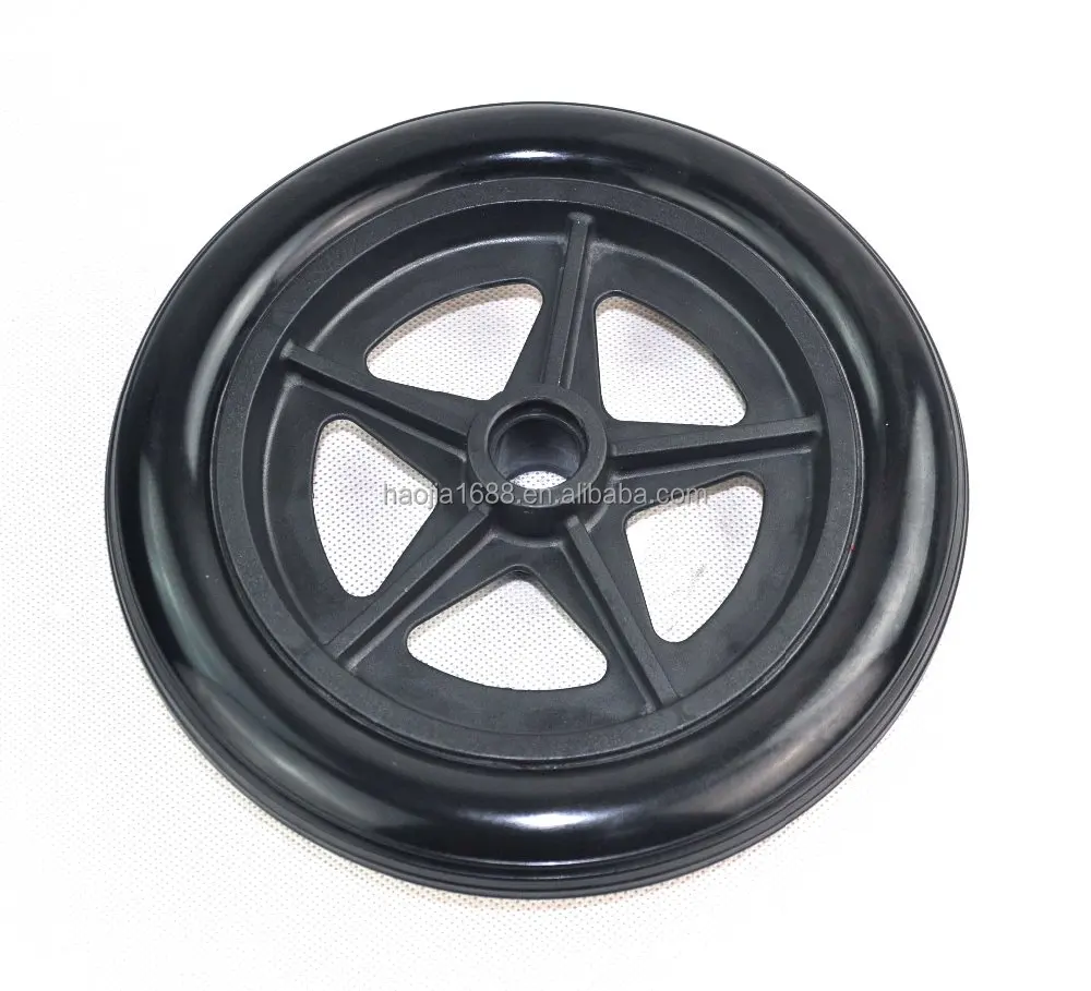 Source factory products 200X30 mm foamed polyurethane wheelchair wheel
