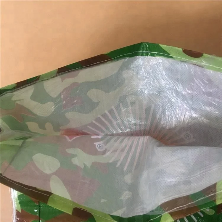 25kg Packaging Bags for Chemical Fertilizer Plastic10kg 25kg 50kg PP Agriculture Heat Seal Side Gusset Bag Gravure Printing