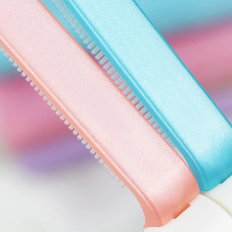 2019 Mini outdoor portable dual purpose dense tooth hairdressing folding  comb