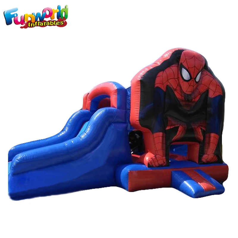 
Inflatable jumping castle inflatable SpiderMan combo moonwalk manufacturer for sale 