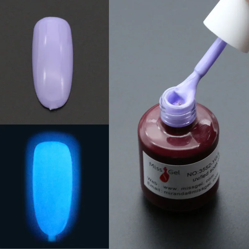 
Gel polish glow in the dark UV gel polish Fluorescent Neon Luminous nails 