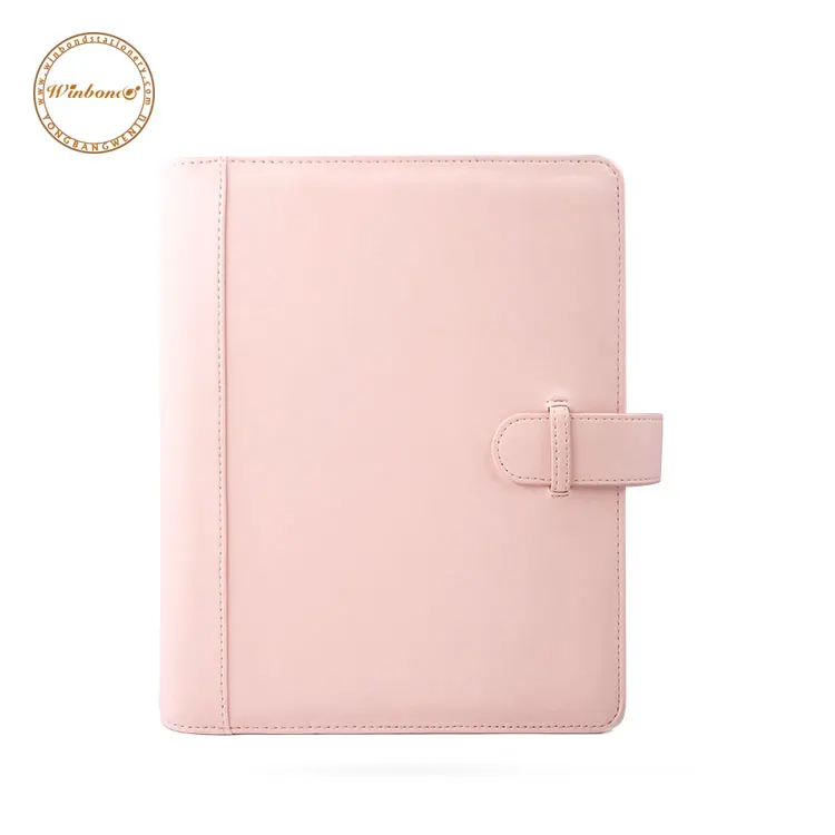 Customized Pu Binder Leather Zippers Budget Binders Simplea5 Budget Binder With Zipper Envelopes