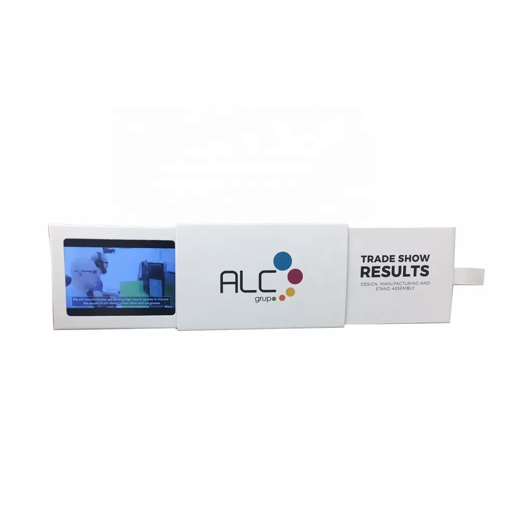 
Custom mini 2.8 inch Video Business Card/Video Folder 