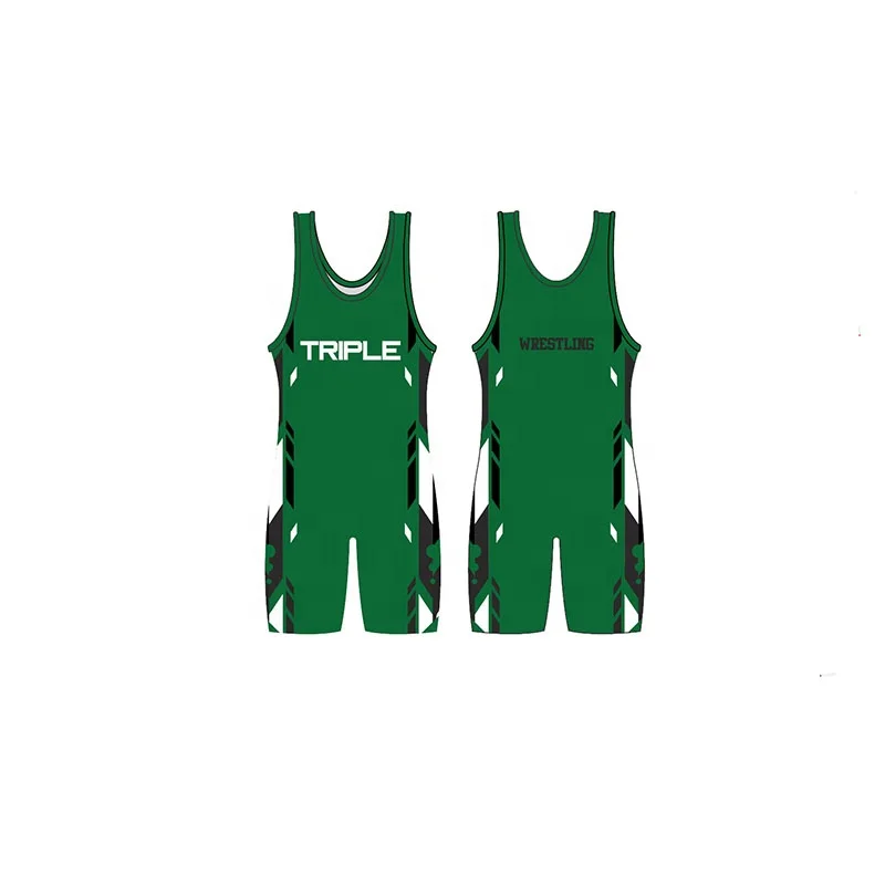 2019 Professional OEM design sublimated Wrestling singlet/colourful Wrestling suit/3D printed wrestling singlet made in China