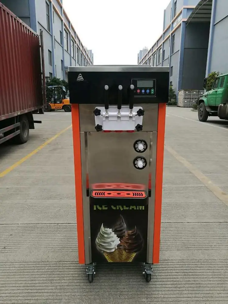 Популярная коммерческая мягкая машина для мороженого на продажу