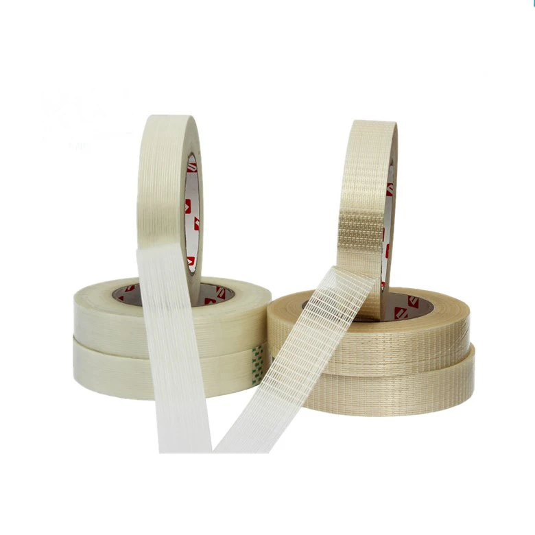 Solvent Based Acrylic Adhesive Polyester Casting Fiberglass Reinforced Tape for Cable Glass cloth fibre tape