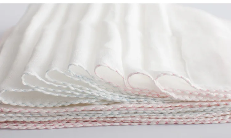 
custom size solid or print 10pcs Unisex Baby Multipurpose 100% cotton Gauze washcloth cloth 