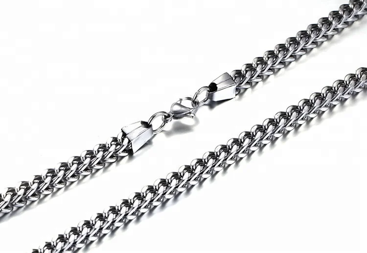Wholesale 316l stainless steel 18k italian gold franco chain