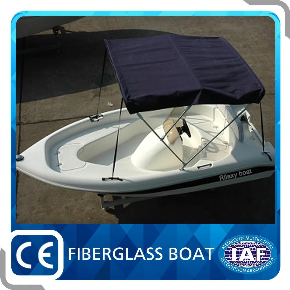 Made in China fiberglass fishing open small boat