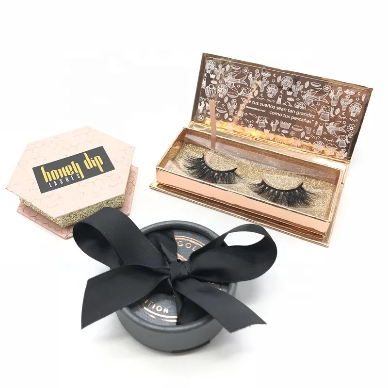 Express mink eyelashes Private Label 3D 5D 6D Mink Eyelashes premium mink lashes and custom eyelash package