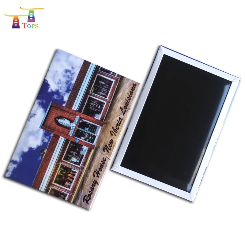 Free Sample Hot Selling Free Sample 45 *105mm World City 2024 Souvenir Fashion Brazil Tin Egyptian Tinplate Fridge Magnet