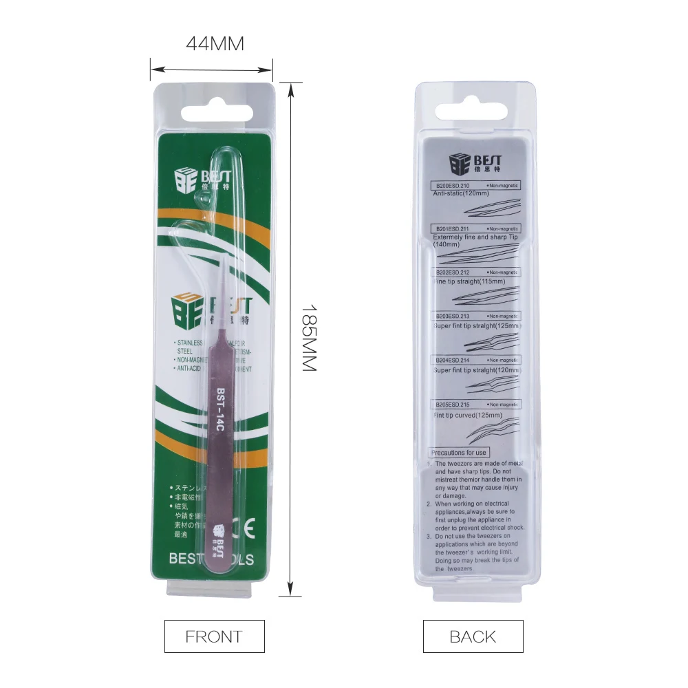 Лучший Хирургический пинцет из нержавеющей стали, красный пинцет