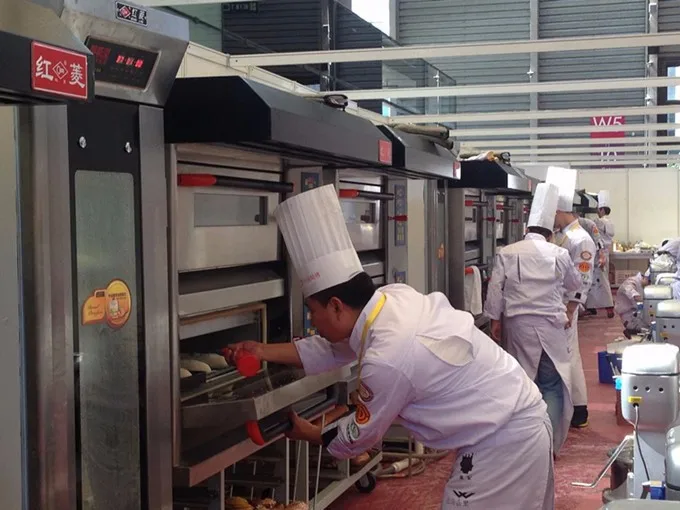 
Luxurious 3 deck 12 trays electric commercial oven for bread 