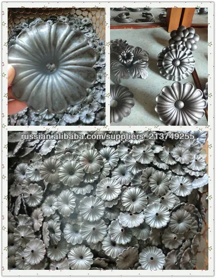 metal flower for garden fence