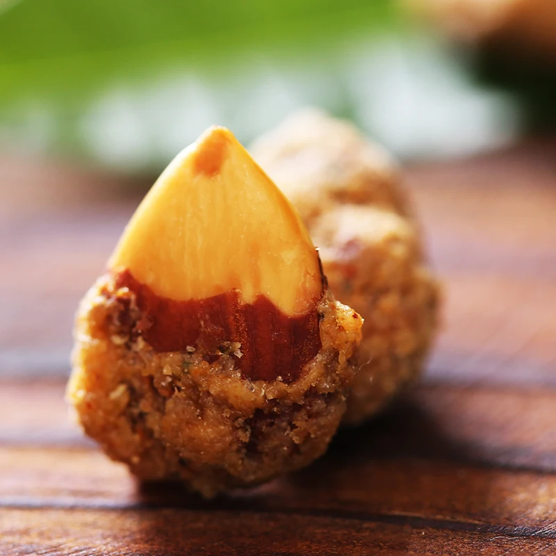 
Zhimaguan Brand Spicy Flavor Chinese Almond Nuts Snack in 75g bag 