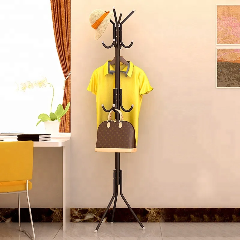 Modern fashion home metal hanger creative hanger vertical furniture multi-function art living room storage space coat rack