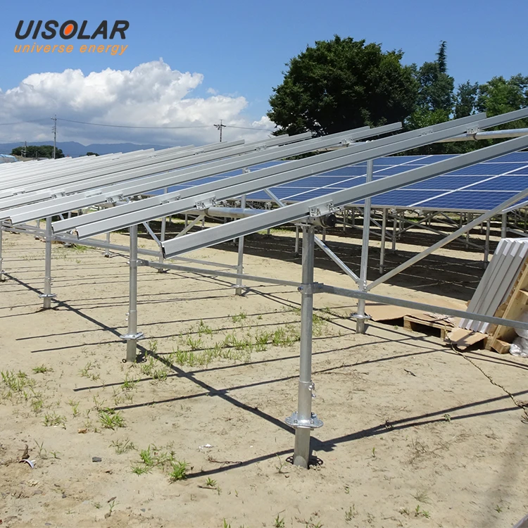 On Grid solar power mounting structure system 10KW,50KW,100KW, Solar Ground mounting system