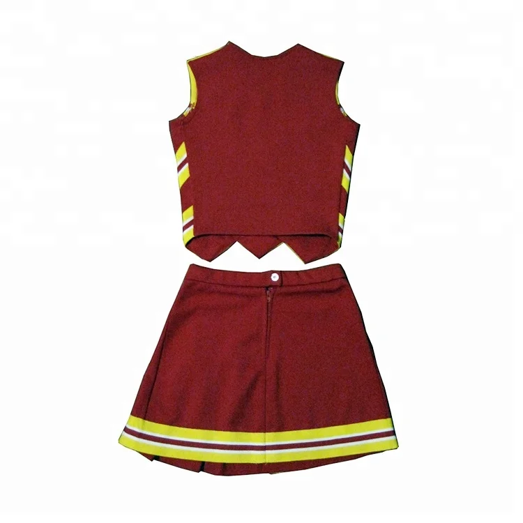 custom free design cheap cheerleading uniform for kids