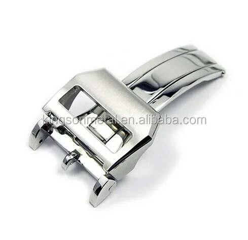 Ручная работа матовая пряжка из нержавеющей стали для часов 18 мм