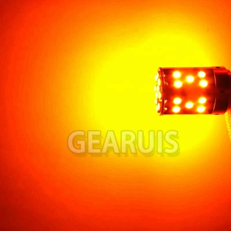 18W T25 3156 LED Bulb P27W 35 SMD 3030 LED 1.5A Auto Reverse Backup Stop Lights Rear Turn Signal Lights No Hyper Flash 12V-18V