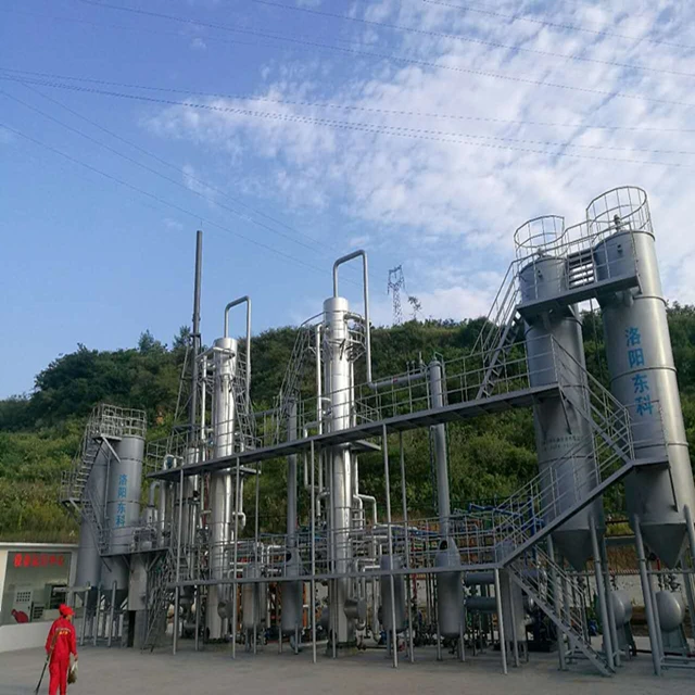 High Profitable oil distillation system to convert black waste oil to car diesel