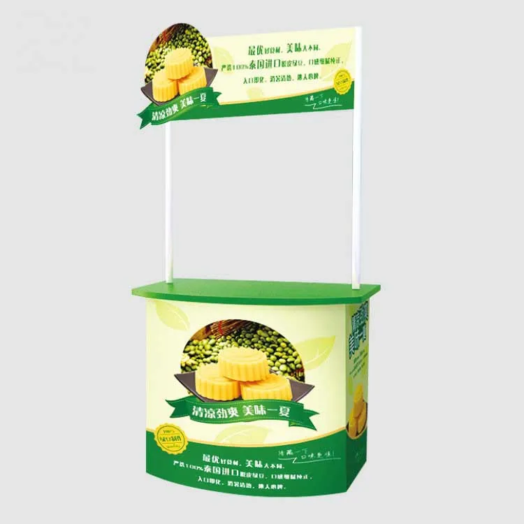 Высококачественная портативная пластиковая витрина, стол, Рекламная стойка для маркетинговой рекламы