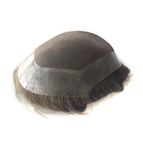 New Styling Customized Mens Toupee, human hair prosthesis