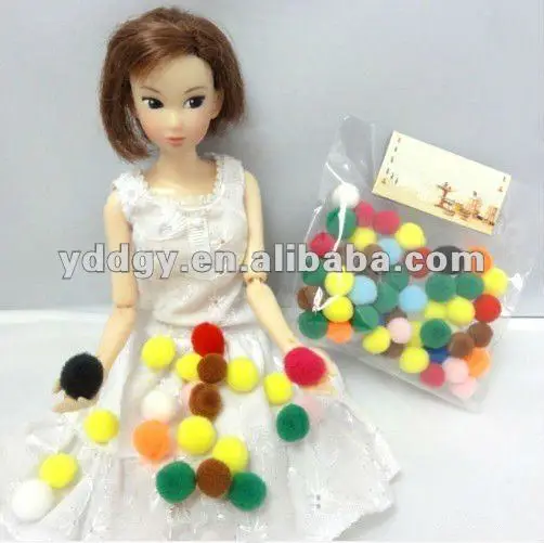 
stock craft supplies craft tinsel pom poms and craft 30mm chenille stems for toy accessories 