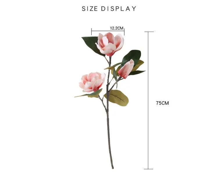  Цветок Моделирование Магнолия длинная ветка цветок украшения дома свадебные стены завод искусственные цветы