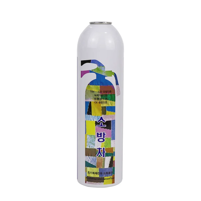 2019 Empty aluminum aerosol canister with with various spray accessories