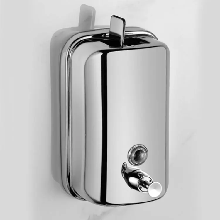 
Cheap 1000ml Stainless Steel SUS201Wall Mounted Soap Dispenser Hand Sanitizer Dispens For Bathroom Kitchen Toilet 