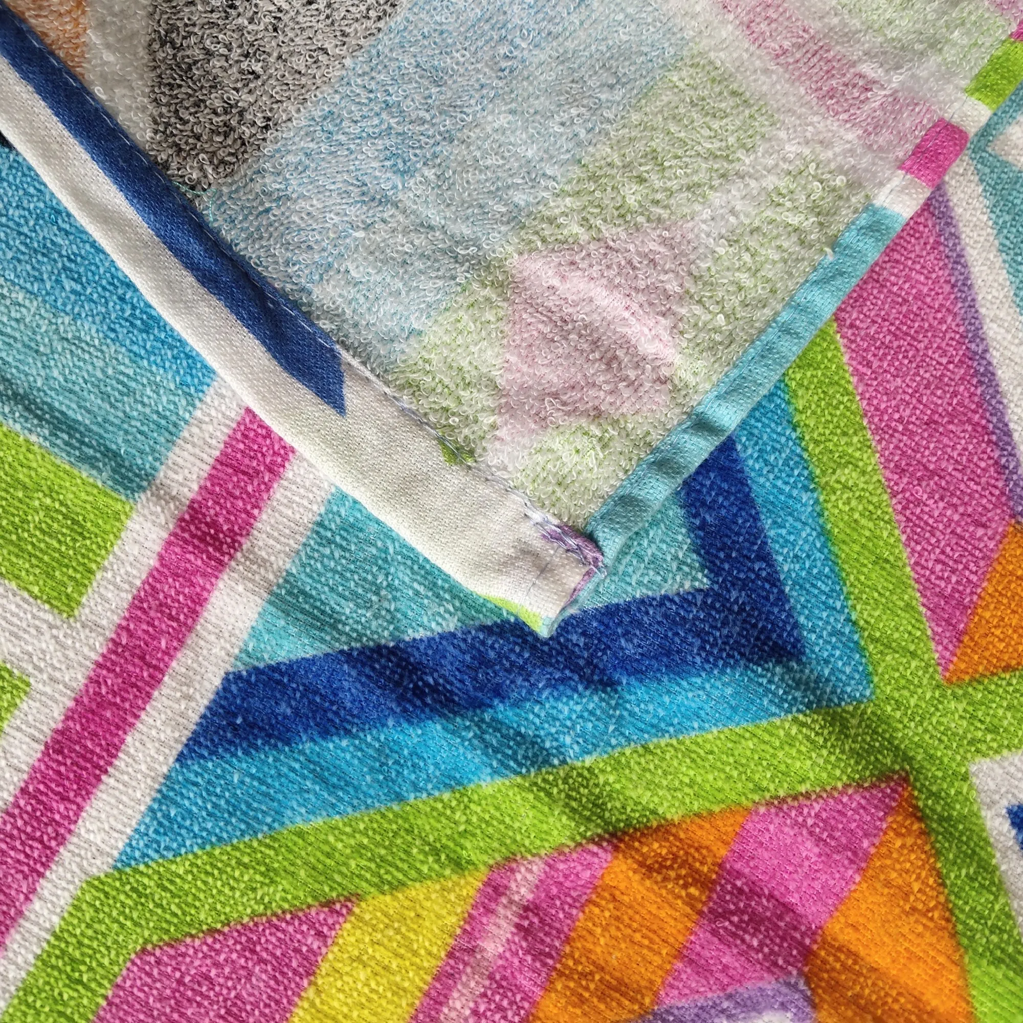 
Customised Cotton Beach Towel Velour And Terry Digital Printing Reactive Print 