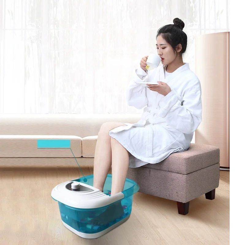 Mimir Homeuse Healthcare Electric Air Bubble Deluxe Foot Bath Spa Massager with Etl Certificate